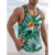 Camisola regata sem mangas estilo havaiano masculina, top casual diário, moda praia ao ar livre, gola redonda, verão, novo, 2022 - Wolf Games