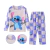 Conjunto de pijamas de manga comprida infantil, ponto, pijamas menino anjo, roupas infantis, roupas de bebê meninas, novo, primavera - loja online