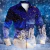 Camiseta masculina de manga comprida de árvore de Natal, estampada em todo o lado, gráfico floco de neve, camisas casuais, blusa de Natal, plus size - Wolf Games