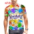 Camiseta gráfica impressa em 3D para homens e mulheres, camiseta hip hop, tops de roupas infantis, camisas da moda verão, roupas anime, 2024 - Wolf Games
