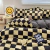 Conjunto de cama estilo xadrez, capa de edredom para pele, lençol fronha, roupa de cama de casa, solteiro, completo, queen, king size