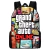 Mochila escolar impermeável para meninos e meninas, mochila para Grand Theft Auto Collage, jogo de aventura, bolsa GTA - comprar online