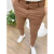 Calça casual alta elástica masculina, Monocromática, Fina, Negócios, Trabalho, Esportes, Roupa diária, Confortável, Respirável, Verão - comprar online