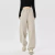 Calça esportiva de perna larga feminina, bolsos elásticos, tubo reto, calça sanitária solta, casual, na moda, nova, S-2XL, 2024 na internet