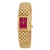 BERNY-Relógio quartzo em aço inoxidável feminino, relógio de pulso quadrado feminino, pequeno relógio de ouro, moda casual e luxo - comprar online