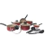 Conjunto Jogo Panelas 9 Pçs Tampas Vidro Antiaderente - comprar online