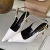 Sandálias femininas de salto alto de dedo apontado, sapatos femininos da moda p - comprar online