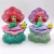 Bandai qposket disney princesa ariel anime figuras de ação brinquedos versão q modelo colecionável crianças presentes aniversário presente surpresa