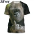 T-shirt de macaco divertido estampada em 3D para homens e mulheres, blusa de manga curta, camisa animal, lazer, verão, moda nova, 2022 na internet