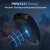 Delux-M600 Mouse sem fio para jogos, Macro Mice recarregável para PC Gamer, leve, conexão de modo duplo, 2.4G, 49g, PMW3325 - Wolf Games
