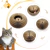 Magic Cat Scratch Organ Board Toy Cat com Ball Cat Grinding Claw Cat Climbing Frame Kitten Round Ondulado Cat Coçar Toy - loja online