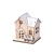 Casa De Madeira De Natal Com Luz LED, Cabine Luminosa, Log Brilhante, Casa De Mesa, Ornamentos De Natal, Presentes Infantil na internet