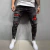 Calça jeans rasgada e skinny masculina, calça lápis jeans casual, stretch slim fit, remendos de endotécio, buraco de grade, nova moda - loja online