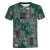 Camiseta gráfica de placa de circuito impresso 3D masculina e feminina, camiseta casual, chip eletrônico, camiseta criativa, tops de ginástica de verão - Wolf Games