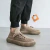 Sapatilhas de Meias Stretch Respiráveis Masculinas, Preto Sólido, Sapatos Casuais, Super Leve, Deslizamento, Tênis Masculino, Moda na internet