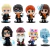 Harry Potter figura definida para decoração de carro, Hermione, Ron, Dumbledore, Snape, Luna, Malfoy, boneca de brinquedo, novo, 8pcs, conjunto, 2024 na internet