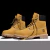 Bota de couro clássica para homens e mulheres, botas de plataforma com cordões, marrom de trabalho, tamanho grande 46, alta qualidade, na moda