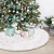 Saia de árvore de natal 48/78/90/122cm, presente de natal, saia de árvore de pele sintética branca para festa de feriado, cerimônia, decorações de árvore de natal - loja online