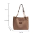 Sacola de camurça de grande volume para senhoras, elegante com uma bolsa de ombro - Wolf Games