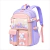 Mochila das meninas da escola primária, saco leve infantil, sacos impermeáveis, mochila colorida de viagem, presentes, Kawaii, 2024