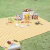 Impermeável e à prova de umidade portátil Tent Dormir Mat, Outdoor Camping Mat, Praia Piquenique Mat, Double-Sided filme de alumínio - loja online