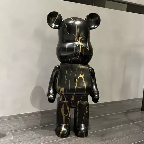 Estética urso figura resina nordic urso estátua estatueta escultura de luxo sala estar decoração casa ornamento acessórios mesa