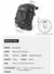 Rhinowalk bolsa de tanque para motocicleta 9l com capa de chuva mochila versátil com bolsa de água de 1,5l sistema molle multicompartimento universal - comprar online