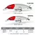 1pc 7g/9cm 14g/11cm 40g/16cm minnow isca de pesca nosiy no corpo isca dura crankbait isca carpa artificial corrico isca enfrentar - Wolf Games