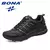 Bona novo estilo masculino tênis de corrida ao ar livre jogging trekking tênis rendas até sapatos atléticos confortáveis luz macia