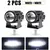 Motocicleta mini luz de condução led lente do projetor auxiliar lâmpada do farol para moto atv scooter fora de estrada 12v 24v - comprar online