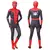 Homens super heróis de luxo peito muscular cosplay traje herói elastano zentai bodysuit com manto para halloween outftis - comprar online