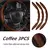 3 pçs de fibra de carbono universal volante do carro reforço capa antiderrapante acessórios de decoração interior automóvel para auto deco - loja online