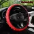 Capa de volante de carro em couro PU com diamante em relevo, decoração interior sem aro brilhante para todas as estações - comprar online