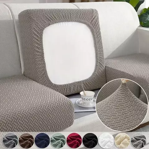 Capa de assento de sofá jacquard grosso elástico capa protetora capa de sofá para sofá anti-poeira removível capa de almofada de sofá