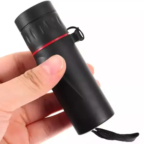 Telescópio monocular hd 2000x25, mini telescópio portátil para celular com suporte para acampamento ao ar livre, caça, observação de pássaros