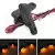 Pisca-pisca led para guidão de motocicleta, âmbar, mini água corrente, 12v, ip68, à prova d'água, indicadores de lâmpada, acessórios para moto