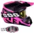 Capacetes infantis para karting e motocross juvenil + óculos de proteção aprimorada com certificação DOT - Wolf Games