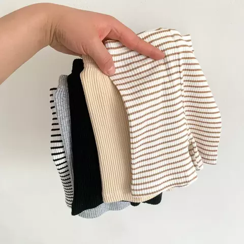 2025 verão calças do bebê calças com nervuras elásticas listradas calças das crianças casuais roupas infantis da criança meninos roupas da menina