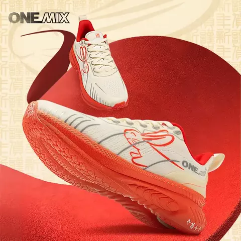 Onemix 2025 novos tênis buffer tênis de corrida corredores pesados dos homens antiderrapante respirável leve sapatos esportivos ao ar livre