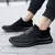 Sapatos masculinos respiráveis tênis confortáveis tênis de corrida ao ar livre deslizamento em tênis de caminhada meia sapatos de corrida - comprar online
