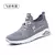 Sapatos de caminhada respirável casual para mulheres, sapatilhas de malha, sapatilhas vulcanizadas, calçado feminino roxo, moda, 2024 - Wolf Games
