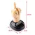 Solar Powered Meados Dedo Agitando Brinquedo, Painel do carro, Dança Figura Toy, Brown Criativo Bobbleheads Ornamento Decorativo - loja online