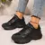 2025 primavera novo estilo versátil moda cor pura respirável superior sapatos esportivos casuais das mulheres sapatos de corrida de estrada pai - comprar online