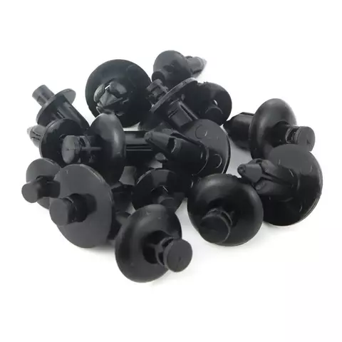 20 peças 6mm 7mm 8mm clipes de fixação para honda yamaha suzuki kawasaki clipes de carenagem de rebite de plástico