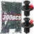 300/50 pçs 8mm fixadores de plástico parafusos universal pára-choques do carro rebites pretos fixador do carro push pin clipes acessórios automóveis - Wolf Games