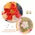 10 pçs/set arco flor elástico hairbands para criança doce laços de cabelo moda headbands acessórios para o cabelo faixa de borracha para criança na internet