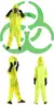 Halloween criança zumbi residente bioquímico roupas de proteção traje mal purim menino menina proteção contra radiação macacão outfit - loja online