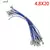 Cabo dupont h2.54 de 2 pinos, conector de cabo 4.8mm/2.8mm para arco zero atraso, placa usb, joystick happ, botão de pressão sanwa, 20 peças - loja online