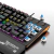 Baji k600 com fio brilhante verdadeiro mecânico azul interruptor gaming esports mesa computador universal com descanso de mão teclado para jogos na internet