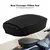 Almofada do assento do passageiro da motocicleta pillion preto almofada do assento traseiro para harley sportster xl 883 ferro 1200 quarenta e oito roadster 2004-22
